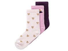 Name It pastel lavender/plum mix (3-pak)